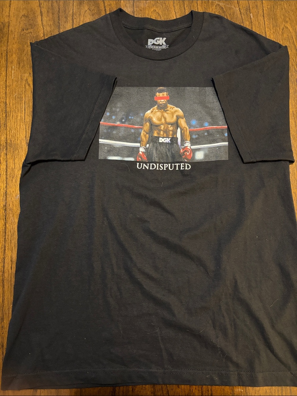 DGK Black Men's 'Undisputed' Boxing Graphic Tee